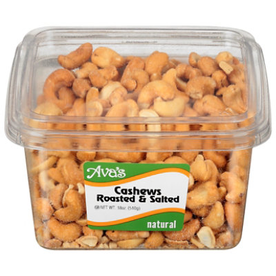 Ava's Roasted Salted Cashews Family Tub - 18 Oz - Image 3