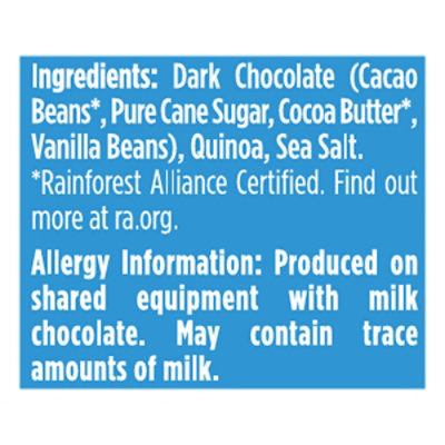 Undercover Dark Chocolate Quinoa Crisp - 0.25 Oz - Image 5