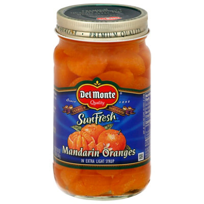 Del Monte Mandarin Oranges In Extra Light Syrup - 20 Oz
