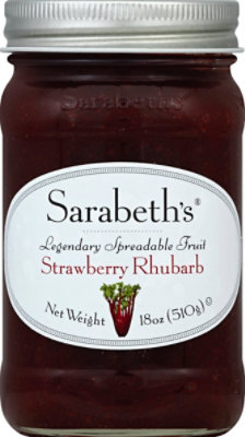 Sarabeth's Strawberry Rhubarb - 18 OZ - Image 2