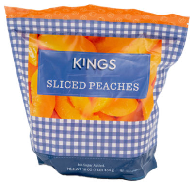 Kings Frozen Sliced Peaches - 16 OZ - Image 1