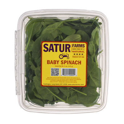 Satur Farms Baby Spinach - 5 OZ - Image 1