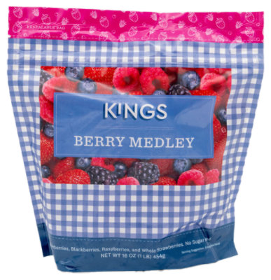 Kings Frozen Blueberries - 16 OZ - Image 1