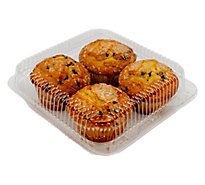 Chocolate Chip Muffins 4 Count - EA