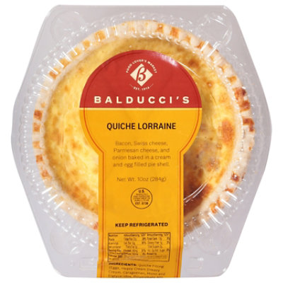 Bal Quiche Lorraine Sm - 10 OZ - Image 1