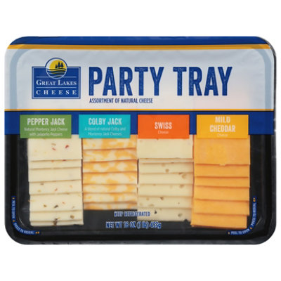 Great Lakes Cheese Party Tray Slices - 16 OZ - Image 2