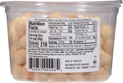 Aurora Roasted Salted Macadamia - 8 Oz - Image 6