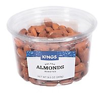 King’s Gourmet Foods Roasted Salted Almonds - 9.5 Oz