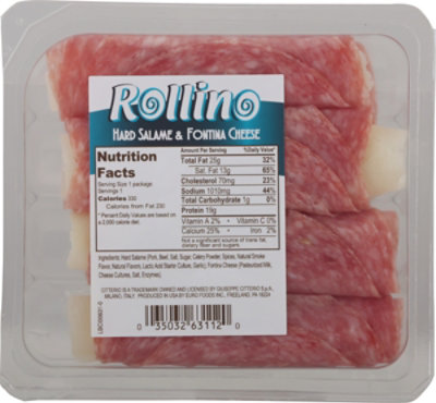 Citterio Hard Salame Rollino - 3 OZ - Image 6