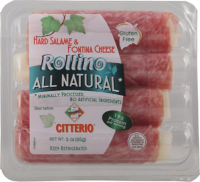 Citterio Hard Salame Rollino - 3 OZ - Image 2