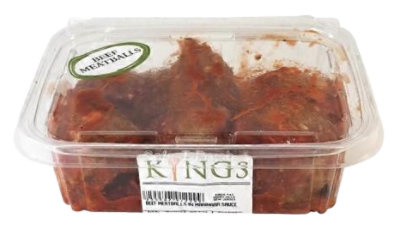 Beef Meatballs Lg Cold - EA - Image 1