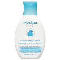 Live Clean Baby Shampoo & Wash Trlss - 10 FZ - Image 1