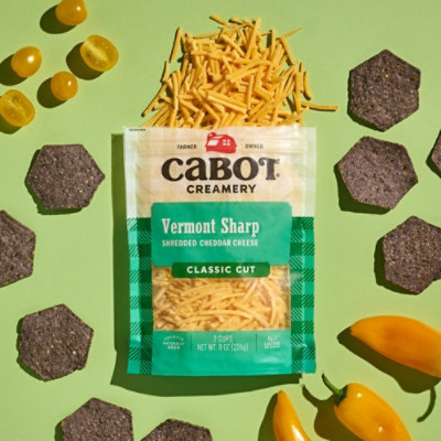 Shredded Yellow Sharp Cabot - 8 Oz - Image 2