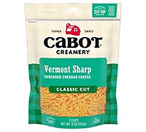 Shredded Yellow Sharp Cabot - 8 Oz
