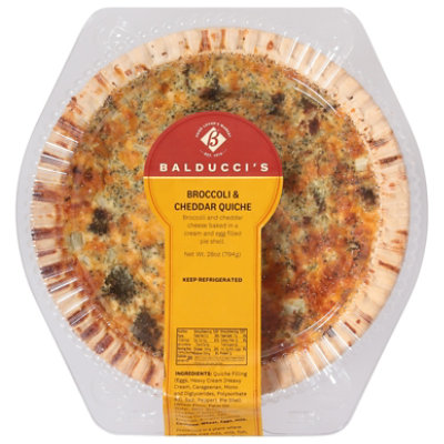 Bal Quiche Broccoli Cheddar Lg - 28 OZ - Image 1