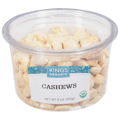 King's Organic Raw Cashews - 9 Oz - Image 1