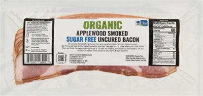 North Country Smokehouse Organic Applewood Smoked Sugar-free Bacon - 8 Oz - Image 6