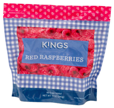 Kings Frozen Raspberries - 12 OZ - Image 1