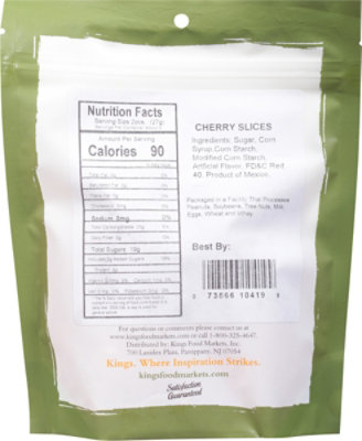 Kings Gourmet Cherry Slices - 10 Oz - Image 6