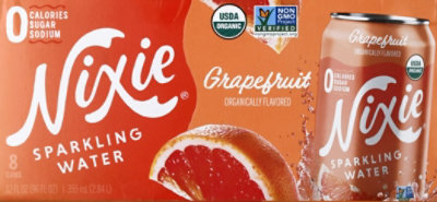 Nixie Sparkling Water Grapefruit - 8-12 Oz - safeway