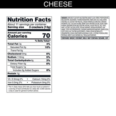 Carrs Crackers Cheese Melts Snack Crackers - 5.3 Oz - Image 2