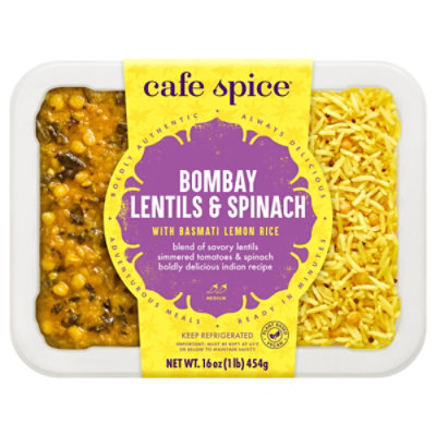 Cafe Spice Bombay Dal Palak - 16 OZ - Image 1