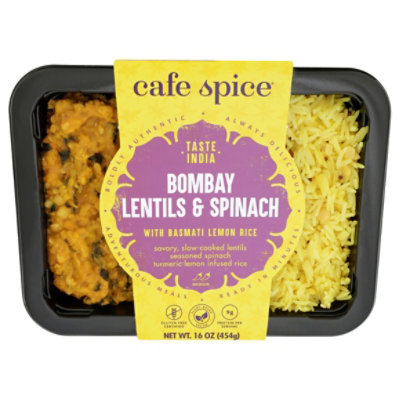 Cafe Spice Bombay Dal Palak - 16 OZ - Image 1