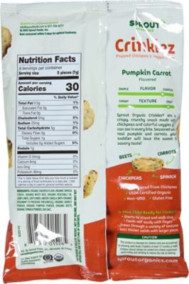 Sprout Crinklez Pumpkin Carrot - 1.48 OZ - Image 6