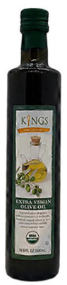 Kings Organic Mediterranean Extra Virgin Olive Oil - 16.9 Fl. Oz. - Image 1