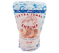 Kings Cooked Shrimp 16-20 Count Tail On Previously Frozen - 1 Lb