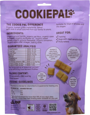 Cookie Pal Sweet Potato Flaxseed Dog Treat - 10 Oz - Image 4