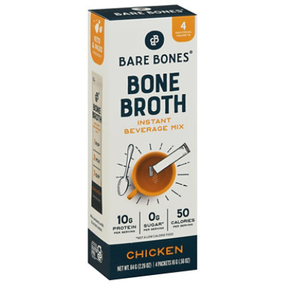 Bare Bones Instant Chicken Bone Broth 2.24 Oz Albertsons