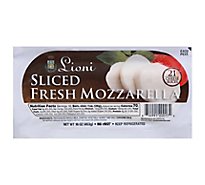 Lioni Sliced Mozzarella Log - 16 OZ
