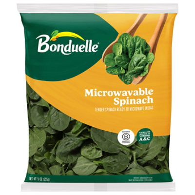 Ready Pac Spinach Microwavable Salad Bag - 9 Oz  - Image 1