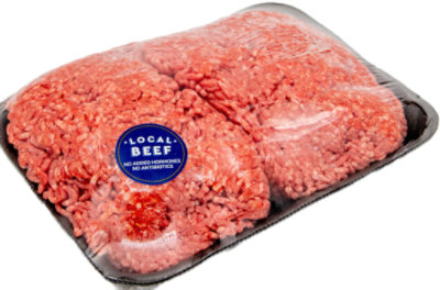 Ground Beef 80% Lean 20% Fat Value Pack - 3 Lbs. - Vons