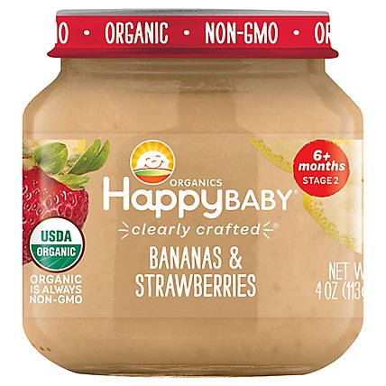 Happy Baby Stg2 Banana/strwby Cc Jar - 4 OZ - Image 3