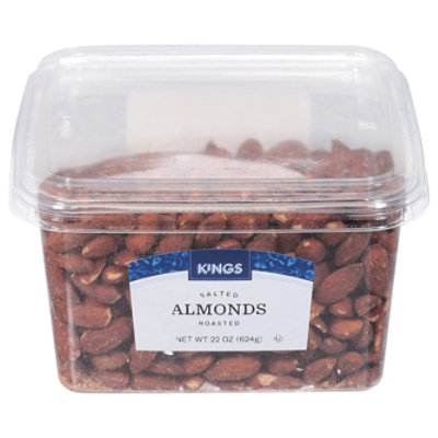 King’s Gourmet Foods Roasted Salted Almonds - 22 Oz - Image 3