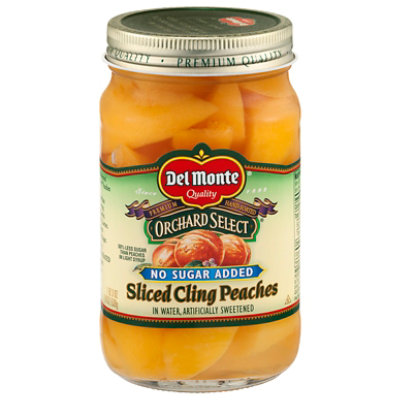 Delmonte Nat No Sugar Peaches 19 Oz - 19 OZ