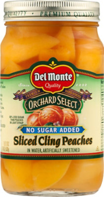 Delmonte Nat No Sugar Peaches 19 Oz - 19 OZ - Image 2