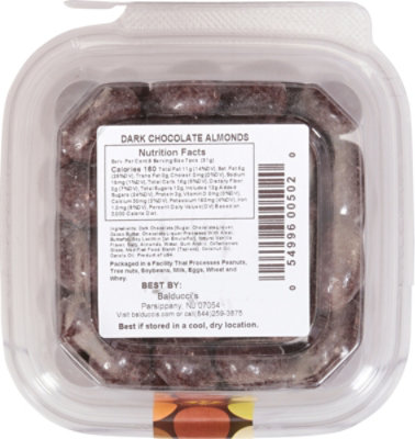 Balducci's Chocolate Dark Almonds - 8.75 Oz - Image 6