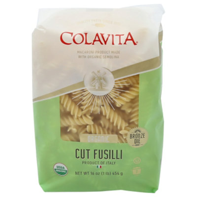 Colavita Organic Cut Fusilli Pasta - 16 Oz - Image 1