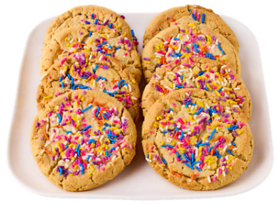 Jumbo Sprinkle Cookies 8 Count - Each - Image 1