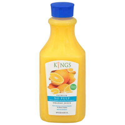 Kings Orange Juice Calcium - 52 FZ - Image 3