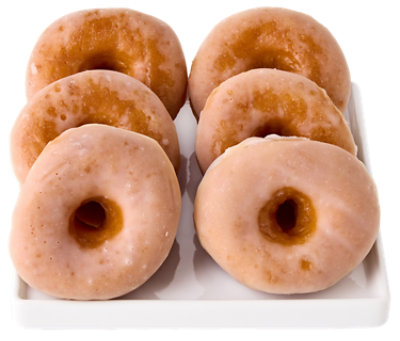 Vanilla Glaze Donuts - 6 Count - Image 1