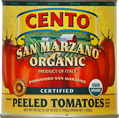 Cento Organic San Marzano Tomatoes - 90 Oz - Image 2