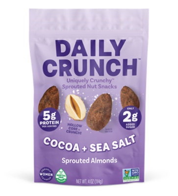 Daily Crunch Cacao Sprouted Almonds - 5 Oz