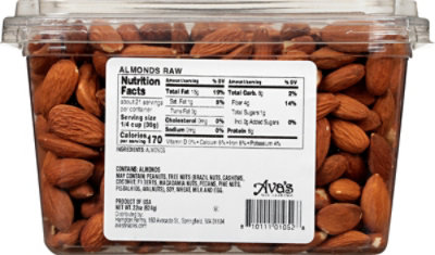 Ava's Raw Almonds Family Tub - 22 Oz - Image 6