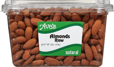Ava's Raw Almonds Family Tub - 22 Oz - Image 2