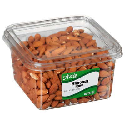 Ava's Raw Almonds Family Tub - 22 Oz - Image 1