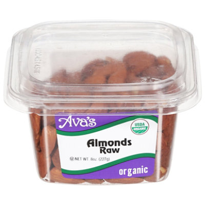 Ava Organic Almonds Raw - 8 OZ - Image 3